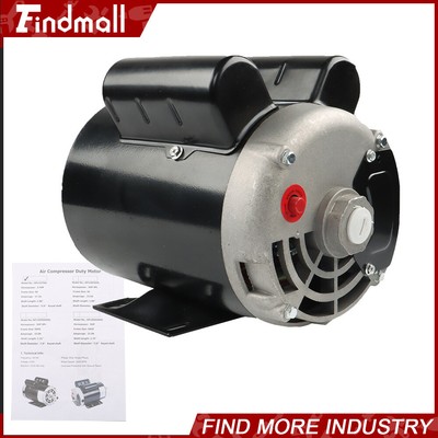 3450 RPM 3.7 HP 230V Electric Motor Compressor Duty 56 Frame 1Phase 5/8'' Shaft