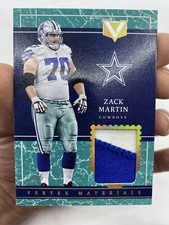 2017 Panini Vertex Vertex Materials Blue Granite /5 Zack Martin #VM-22 Patch