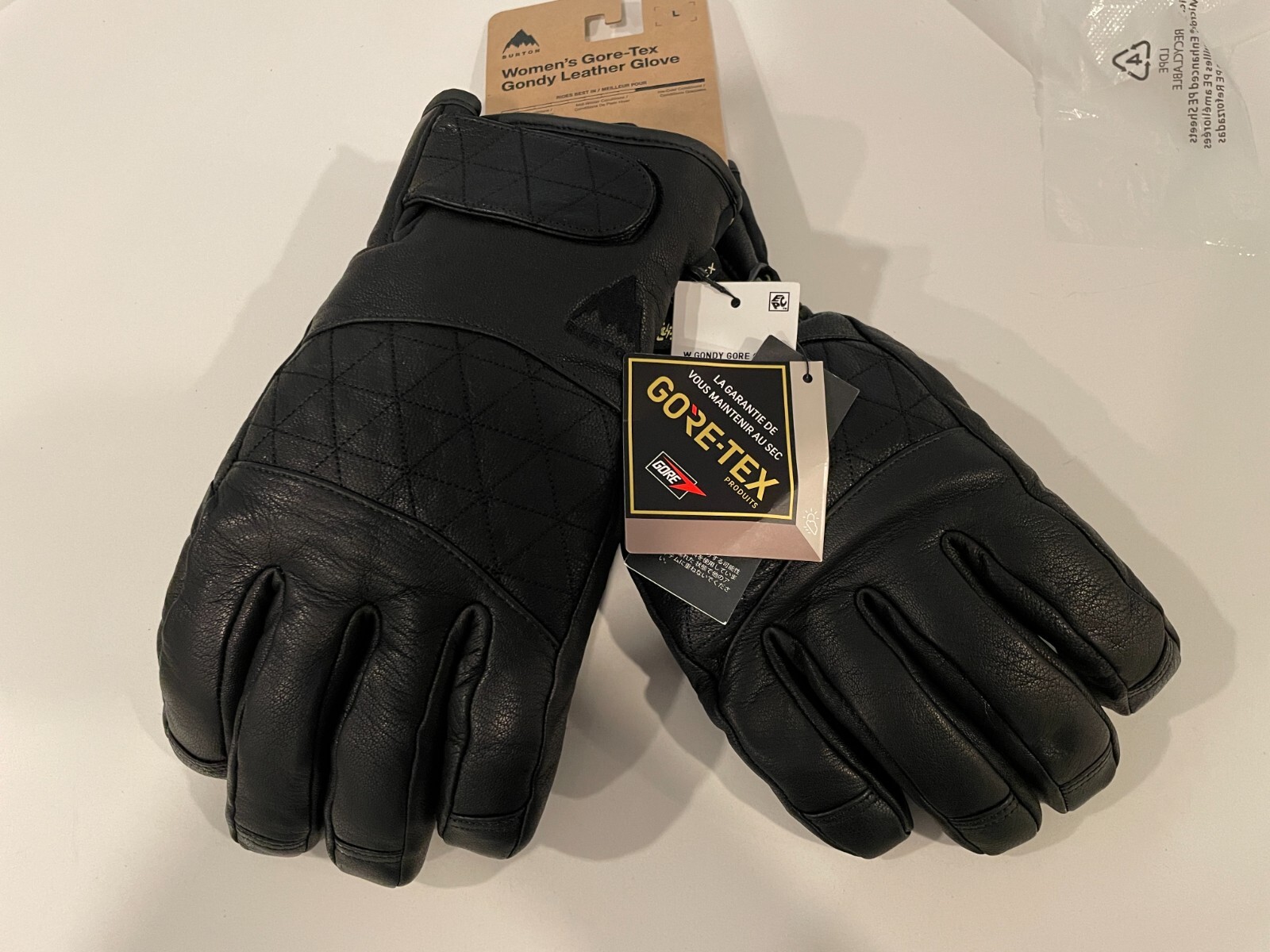 Burton Gondy Glove GoreTex Leather Women Sz Large eBay