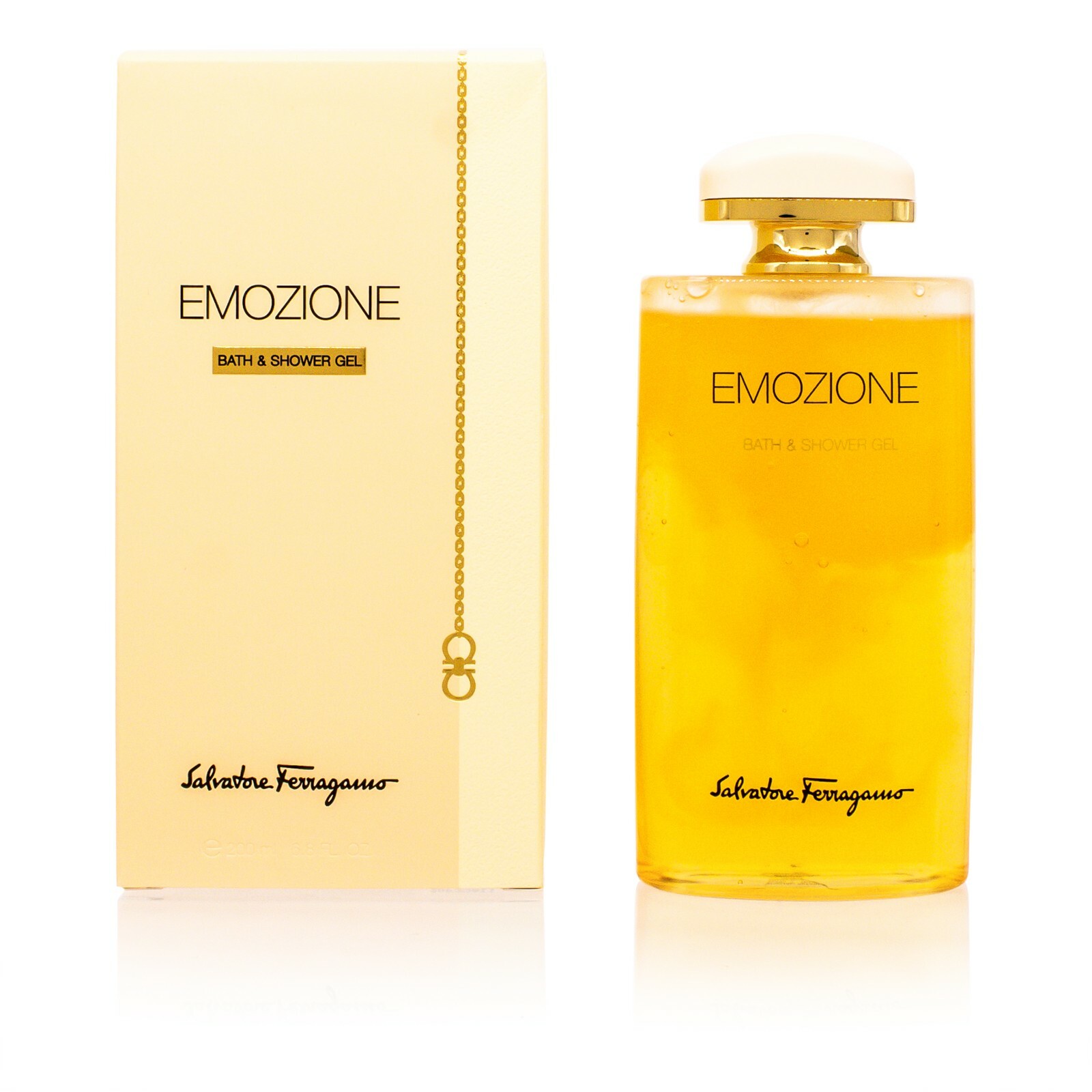 EMOZIONE S. FERRAGAMO SHOWER GEL 6.8 OZ I FOR 200 WOMEN ML