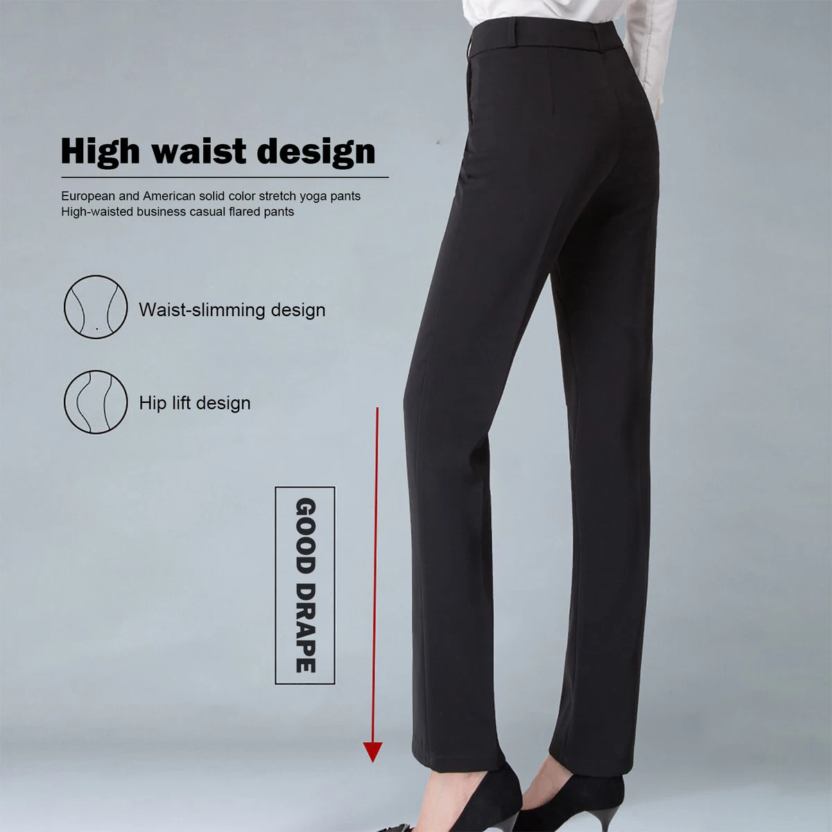 Dress Pants Casual Work Trousers Women Yoga Dress Pants for Office Business