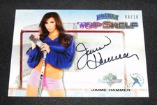2014 Benchwarmer JAIME HAMMER Hockey #21 Top Shelf Auto/10 PLAYBOY Penthouse Hot