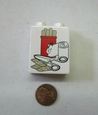 Lego Duplo DOCTOR MEDICAL SUPPLIES BANDAGES Doctor PRINTED BLOCK Hospital Aid