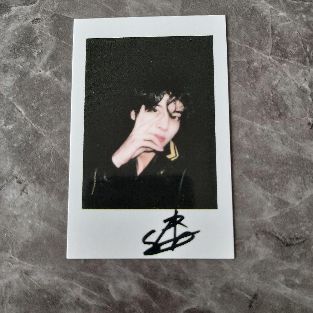 ENHYPEN JAKE signed (Print) Polaroid Photocard Cheki orenge