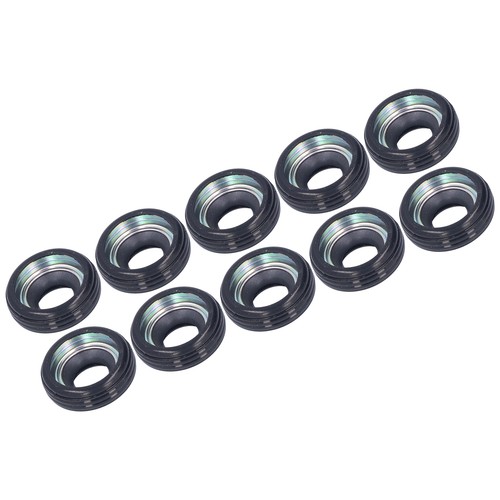 AC Compressor Oil Seal 10 Pcs Automotive Air Conditioning Compressor Shaft Seal - Picture 11 of 12