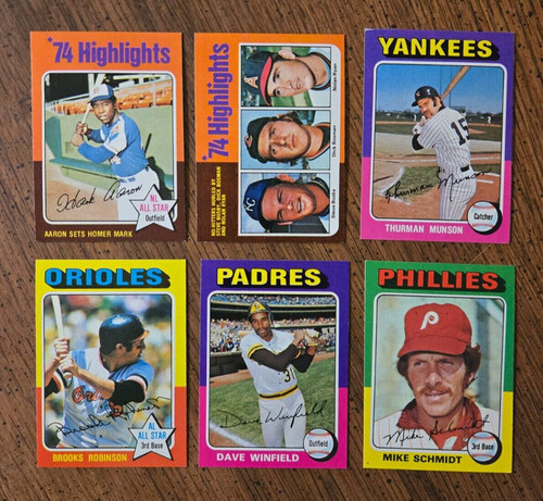 1975 TOPPS BASEBALL YOU PICK #1 - #200 ****FREESHIPPING****