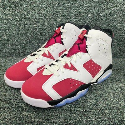 靴 Nike Air Jordan 6 Carmine 27cm Air Jordan 6 Retro Carmine 2021 (GS) OG 2021 Red White | Size 6.5Y