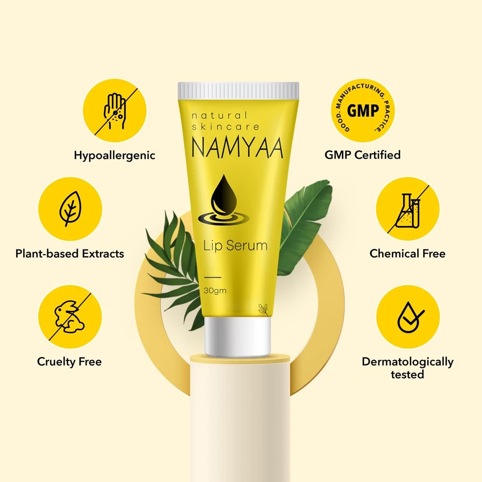 Namyaa Natur Lippen Serum für Normale Haut 30gm - Bild 4 von 4