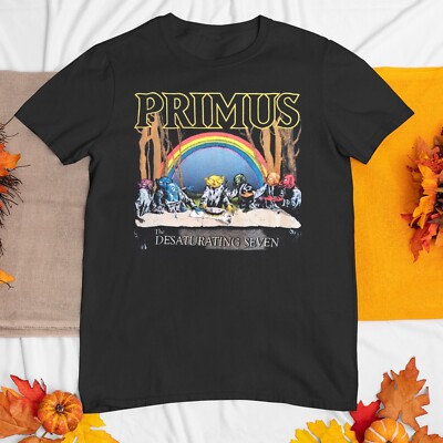 New Primus - The Desaturating Seven Album Short Sleeve Men S-235XL Shirt