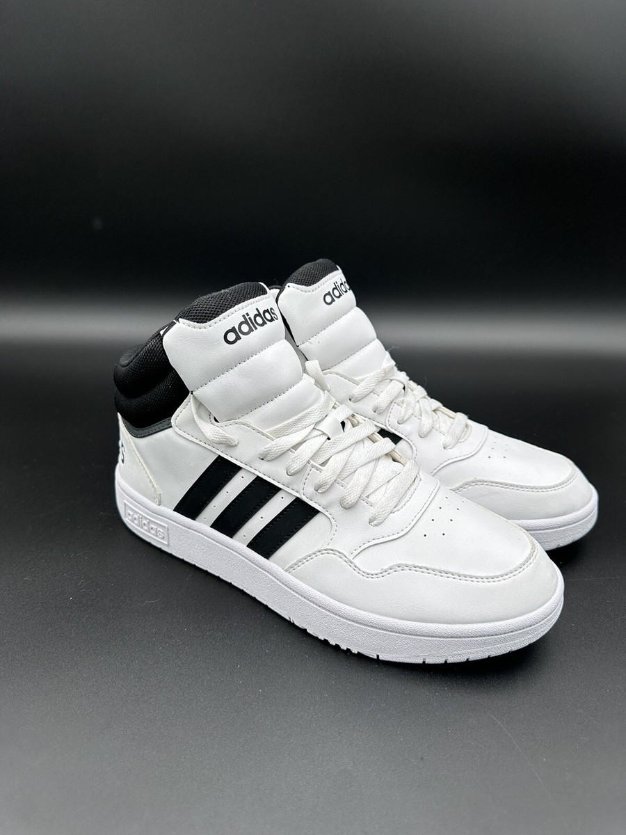 Adidas Hoops Mid Men's Sneakers White/Black GW3019 Basketball Shoes