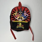 Vintage 1995 Saban Original Mighty Morphin Power Rangers Kids Black Red Backpack