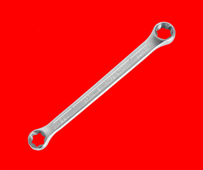 E-Profil TORX Ringschlüssel E14 x E18 Doppel Schraubenschlüssel Profi BGS 2262