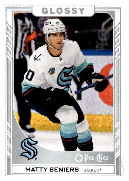 2023-24 Upper Deck #R-33 Matty Beniers O-Pee-Chee Glossy