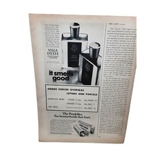1967 Villa DeSte Cologne and Nupercainal vintage Original Magazine Print ad