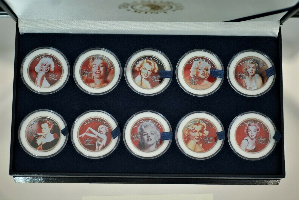 Morgan Mint Legends of Hollywood Marilyn Monroe colorized