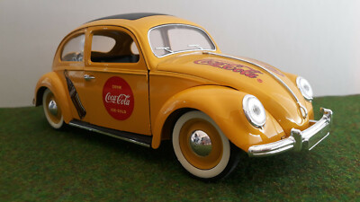 VOLKSWAGEN COCCINELLE berline 1 vt 1958 COCA COLA jaune 1/17 no 1