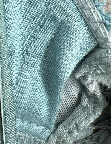 Trend Shop Womens Aqua Blue Short Ruffled Flare Strappy Dress Lace Top Sz Sm NWT - Picture 13 of 13