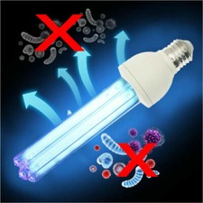 Ultraviolet Germicidal Lamp E27 Disinfection Lamp Ozone UV Quartz Lamp 15W/20W