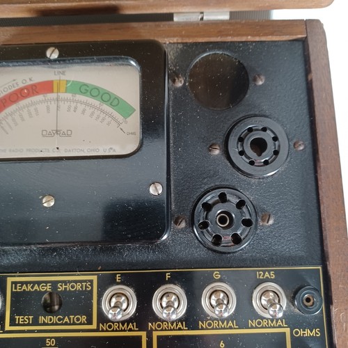 Dayrad Vintage Radio Tube Tester Antique Test Equipment The Radio