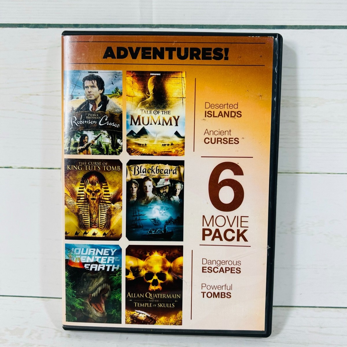 6 Movie Pack: Adventures (DVD, 2-Disc Set, WS) 96009718893| eBay