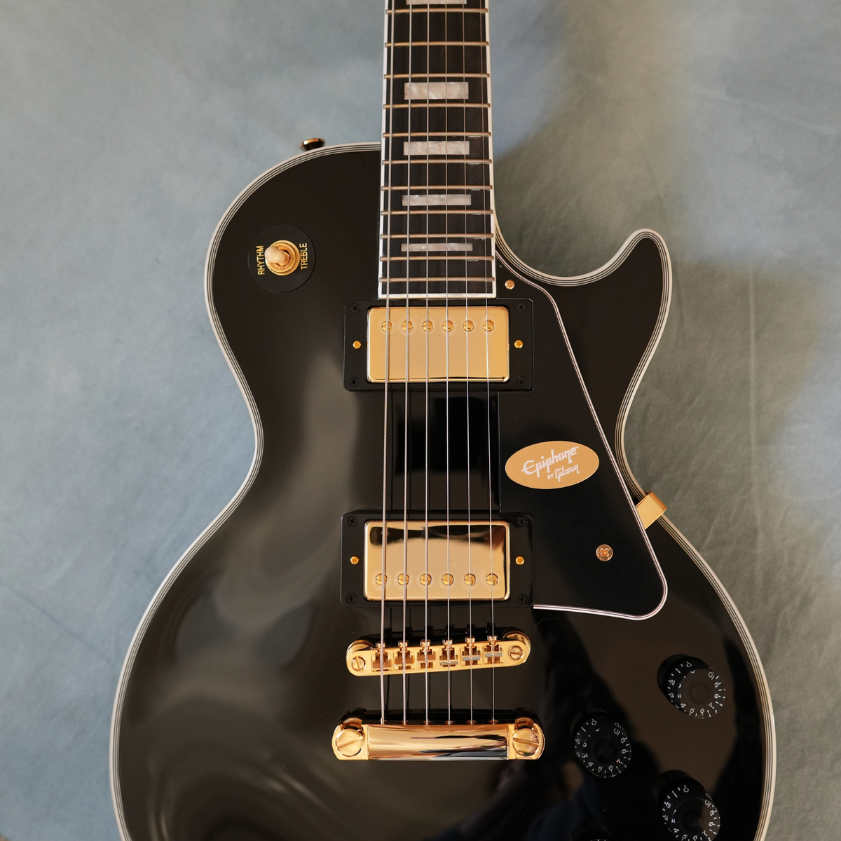 Epiphone Les Paul Custom Ebony Black Electric Guitar Epiphone Les Paul Custom Ebony Black Electric Guitar
