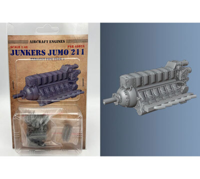 Print Scale Decals 1/48 Junkers Jumo 211 Exhaust Pipe Type 3