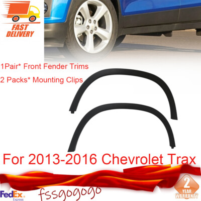 Fits Chevrolet Trax 2013-2016 Front Wheel Arch Trim Fender Trims Left+Right