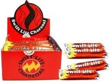 10 Rolls SWIFT LITE CHARCOAL 40 Tablets Brickets Resin Sage Incense Burner 33mm