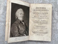 Antyczna książka 1801 p.J. Desault Oeuvres Chirurgia Paris Chirurgia Medycyna