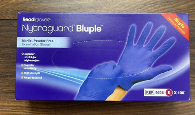Bluple Nitril puderfreie Untersuchungshandschuhe - klein (Box mit 100)