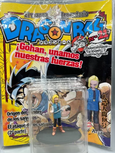 Figura ultra rara Dragon Ball Legend of manga 21 C18 NUEVO PRECINTADO