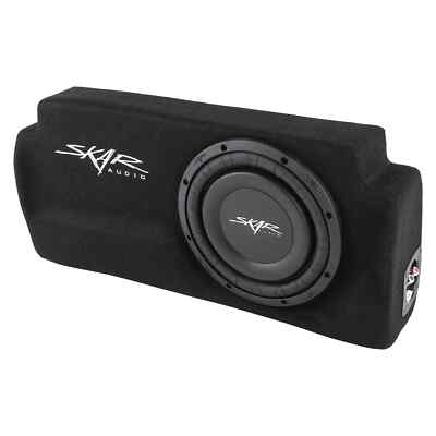 NEW SINGLE 10'' 1000W MAX LOADED SUB BOX FITS 2016-2023 TOYOTA TACOMA DOUBLE CAB