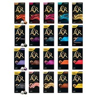 L'OR Nespresso Grand Assortment Bundle Coffee Pods  Pack of 20, Total 200 Pods