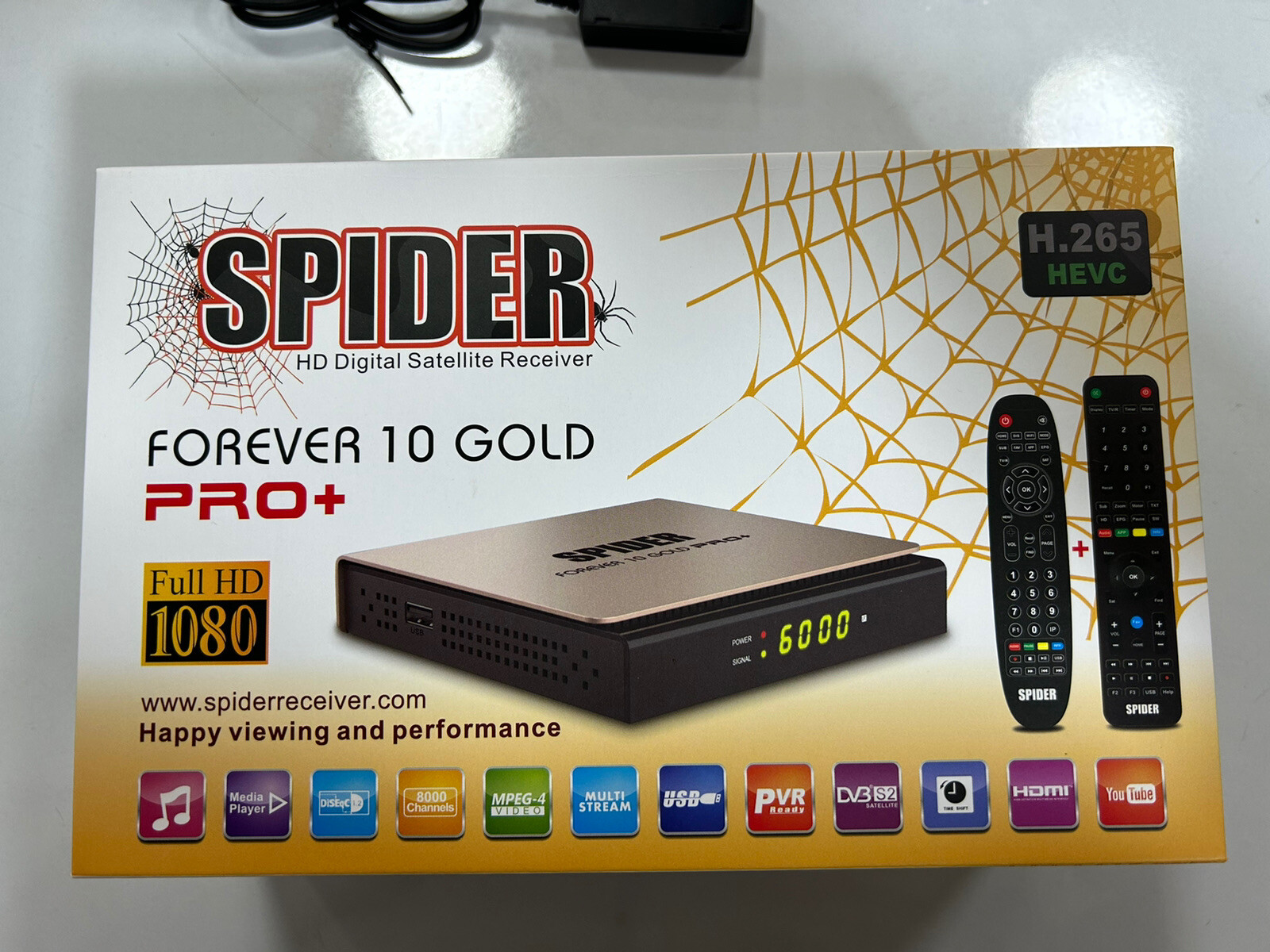 Spider Digital Satellite Receiver TV Box Forever 10 Wifi رسيفر سبايدر eBay