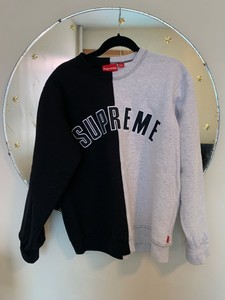 supreme split sweater