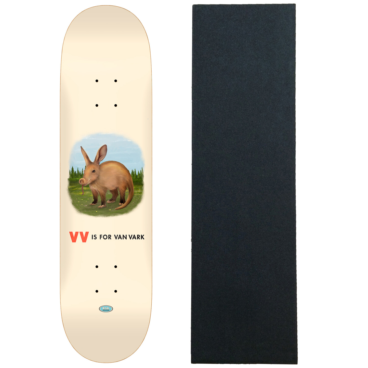 Real Skateboard Deck Tanner Van Vark VV 8.25