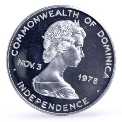 Dominica 10 dollars Independence History Carnival Dancers proof