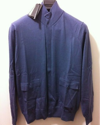 Paolo Pecora Milano Luxury Wool beautiful cardigan ,Fit is M/50/40US NWT$495