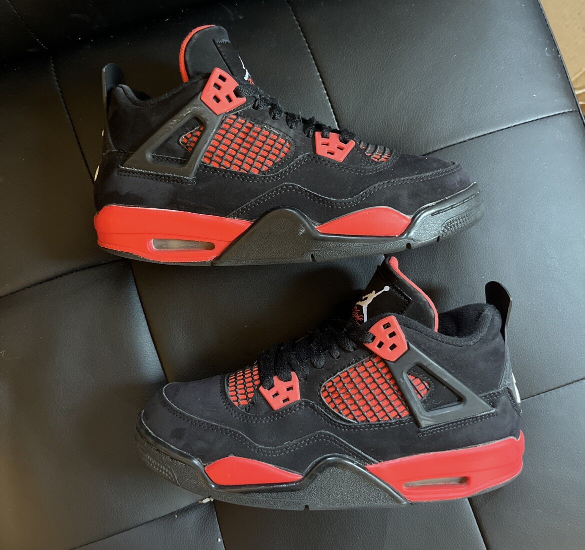 Nike Air Jordan 4 Retro Red Thunder Size 5Y (6.5 Women's) | eBay Nike Air Jordan 4 Retro Red Thunder Size 5Y (6.5 Women's) | eBay