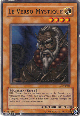 Yu-Gi-Oh! n° 87557188 Mystische Rückseite DDY-F031 (A1688) Karte