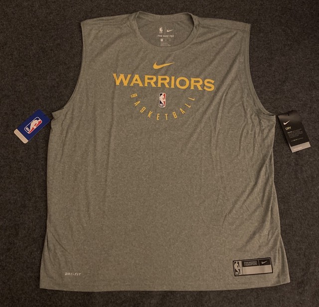 Nike Golden State Warriors SLEEVELESS Practice Shooting Shirt NBA TEAM ISSUE 2XL | eBay