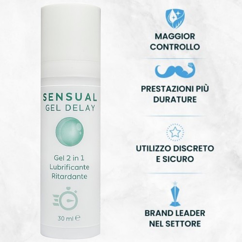 Lubrificante a base acqua gel intimo sessuale vaginale anale per massaggio 30 ml - Foto 5 di 6