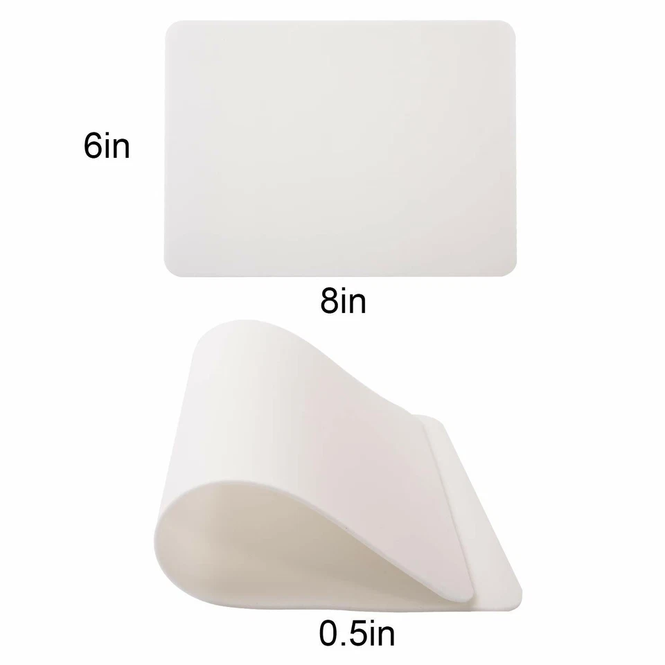 10 PIEZAS 8"x6" SILICONA Tatuaje o Práctica Cosmética Piel Falsa Hojas en Blanco Foto 3 de 3