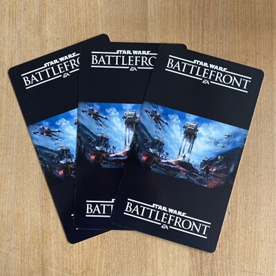 Star Wars Battlefront Shelftalker Divider Cards RAR PROMO 3 Stück NEU