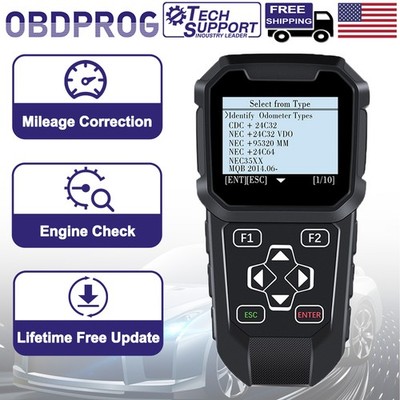 Odometer Correction Mileage Adjustment OBD2 Scanner Automotive Car Diagnostic
