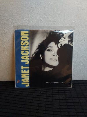 Janet Jackson~The Pleasure Principle 12'' Vinyl Single~1987 A&M Records 