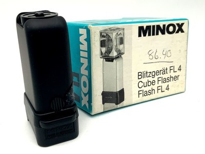 Minox FL 4 Blitzgerät für A, B, C, BL, LX Kamera Blitz Aufsteckblitz Flash Licht