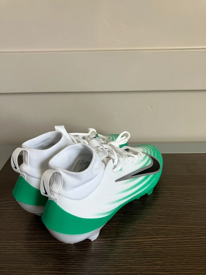 Men's Nike Air Zoom Vapor Pro 1 Green White Football Cleats HM8850-100 Size 8.5 - Image 2 of 4