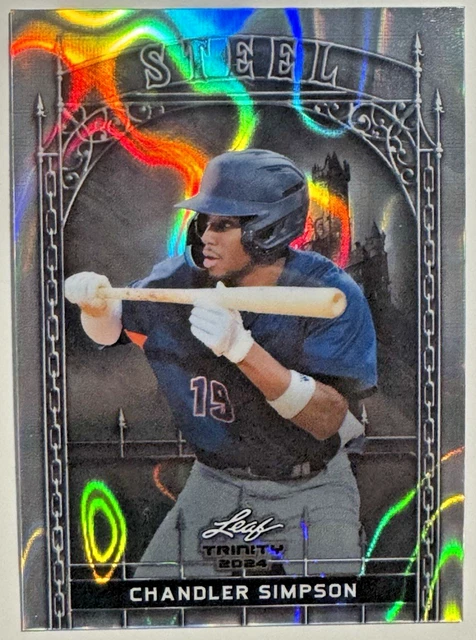 2024 Leaf Trinity Steel - Chandler Simpson Silver Lava #S-20 #/290