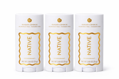 Native Sugar Cookie Deodorant   3 Pack (New & Unused)